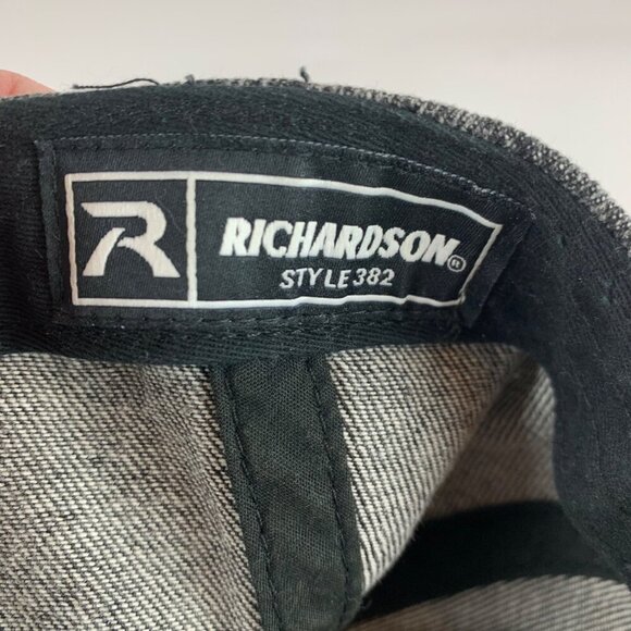 Oregon Ducks NCAA Black Denim Richardson Relaxed Fit Strapback Adjustable Hat - Picture 5 of 6